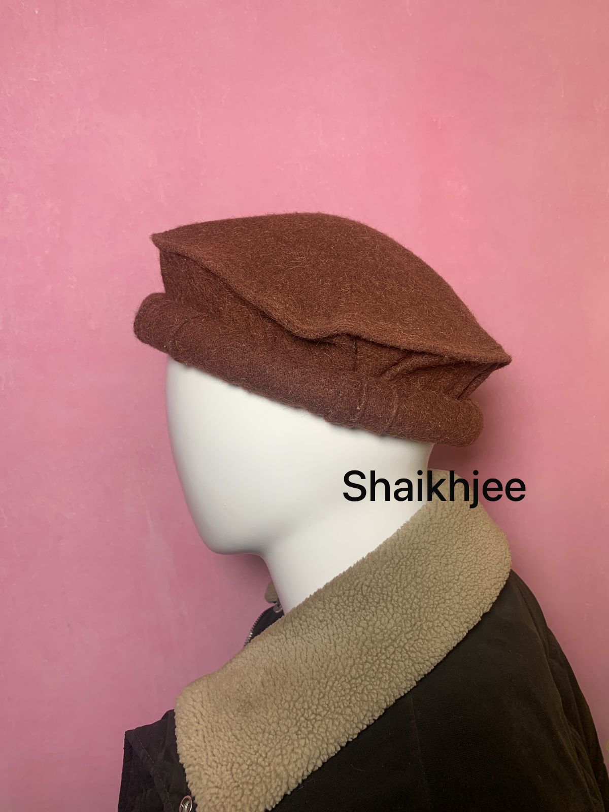 Handmade CHITRALI PAKOL Topi / woolen chitrali topi - SHAIKHJEE