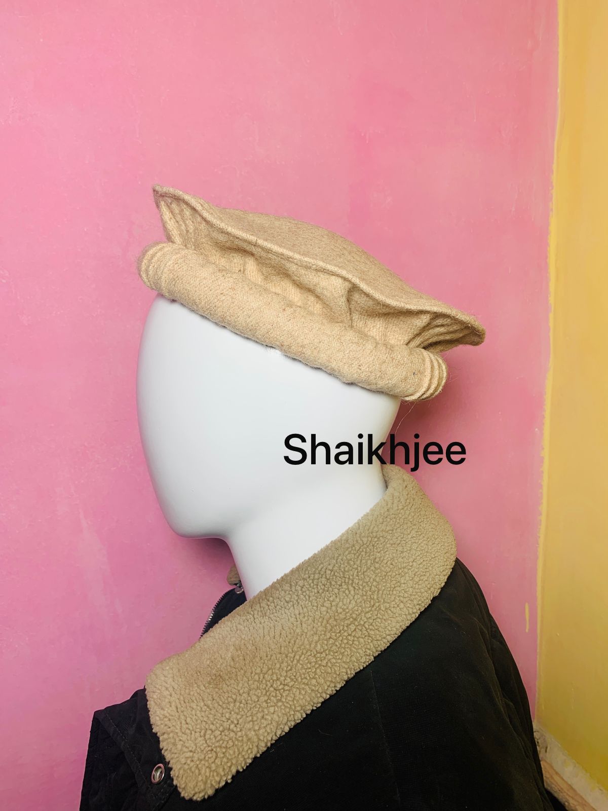 Handmade CHITRALI PAKOL Topi / woolen chitrali topi - SHAIKHJEE