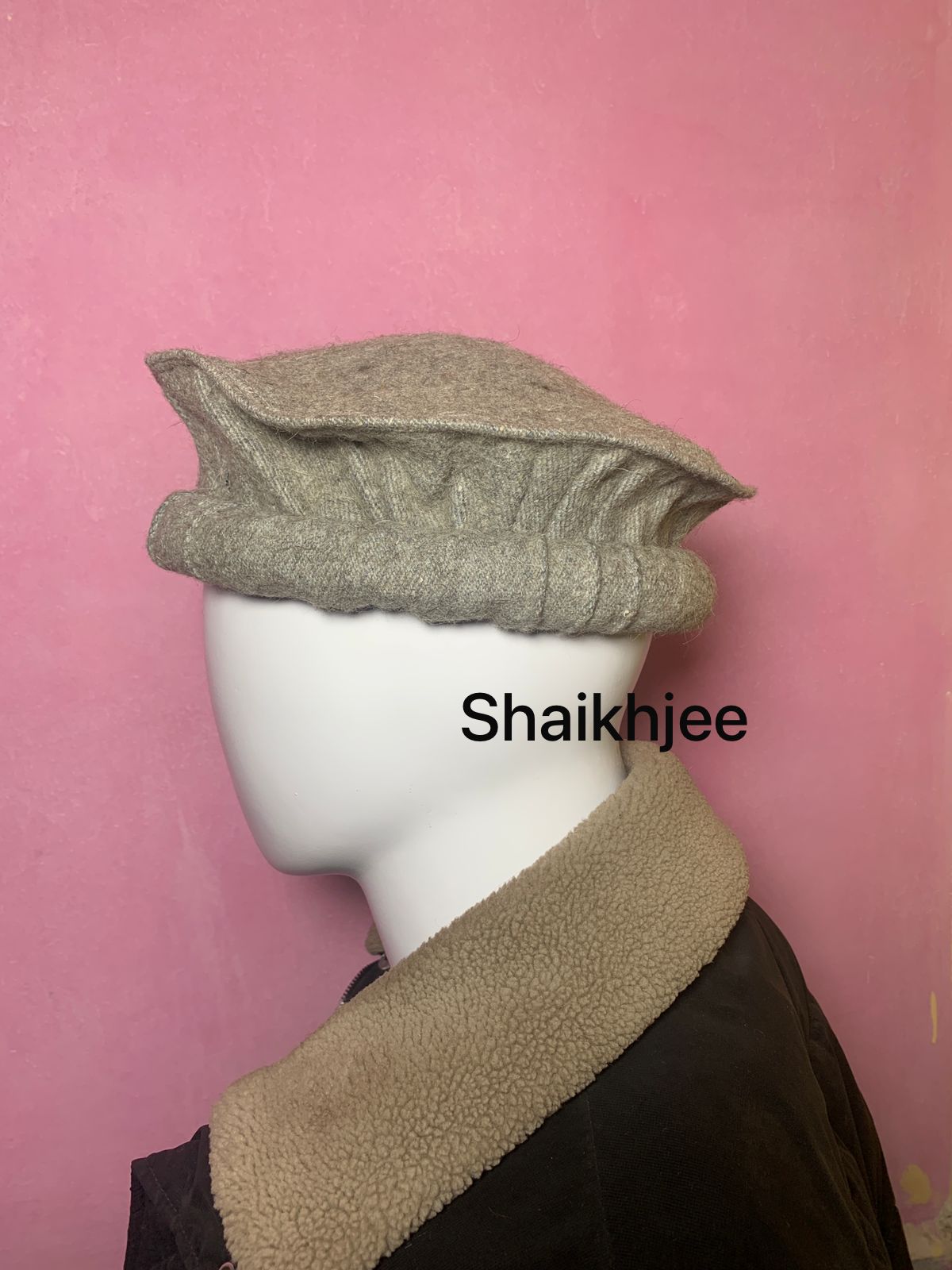 Handmade CHITRALI PAKOL Topi / woolen chitrali topi - SHAIKHJEE
